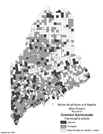 Common Gartersnake distribution map (PDF)
